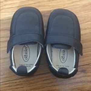 Old soles baby boy shoes black 6-9 months size 3